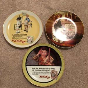 Limited edition Kelloggs plates
